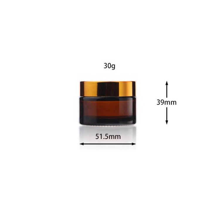 1oz amber glass jar