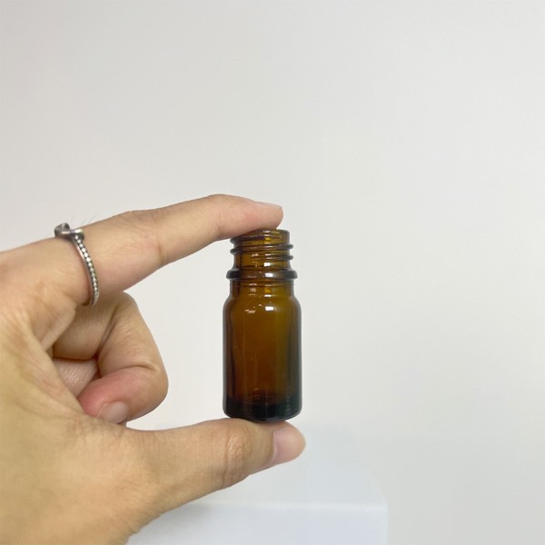 5 ML Amber Dropper Bottle With 20(mm) Neck Size